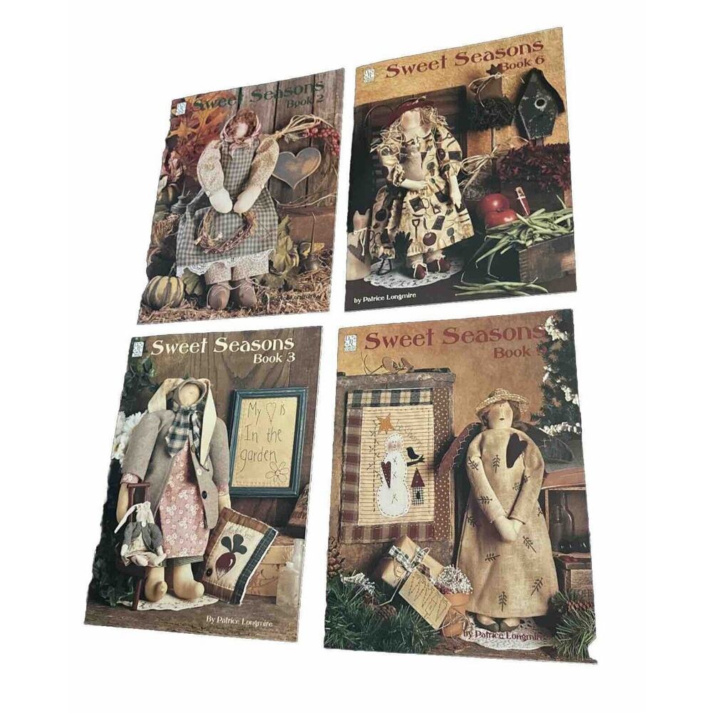 Sweet Seasons Pattern Booklets Books 2,3,6,9 Patrice Longmire Sewing Craft